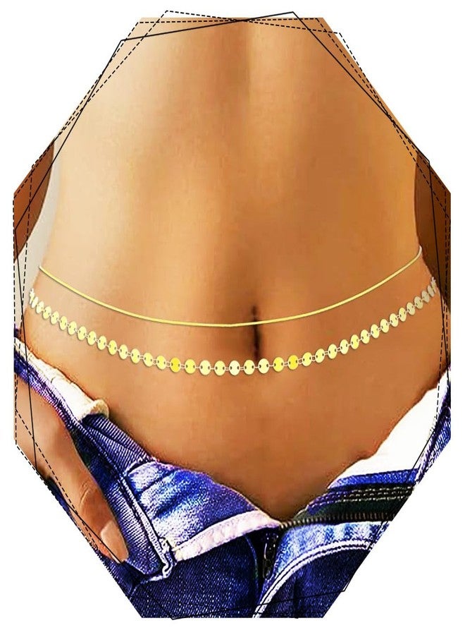 REETAN Gold Belly Wasit Chain Bikini Sandbeach Body Accessories for Women - Image 1